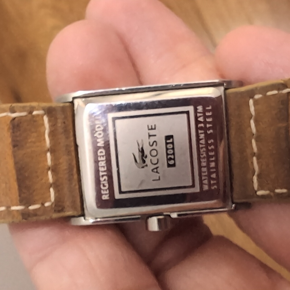 Lacoste Watch With Leather Band View 4